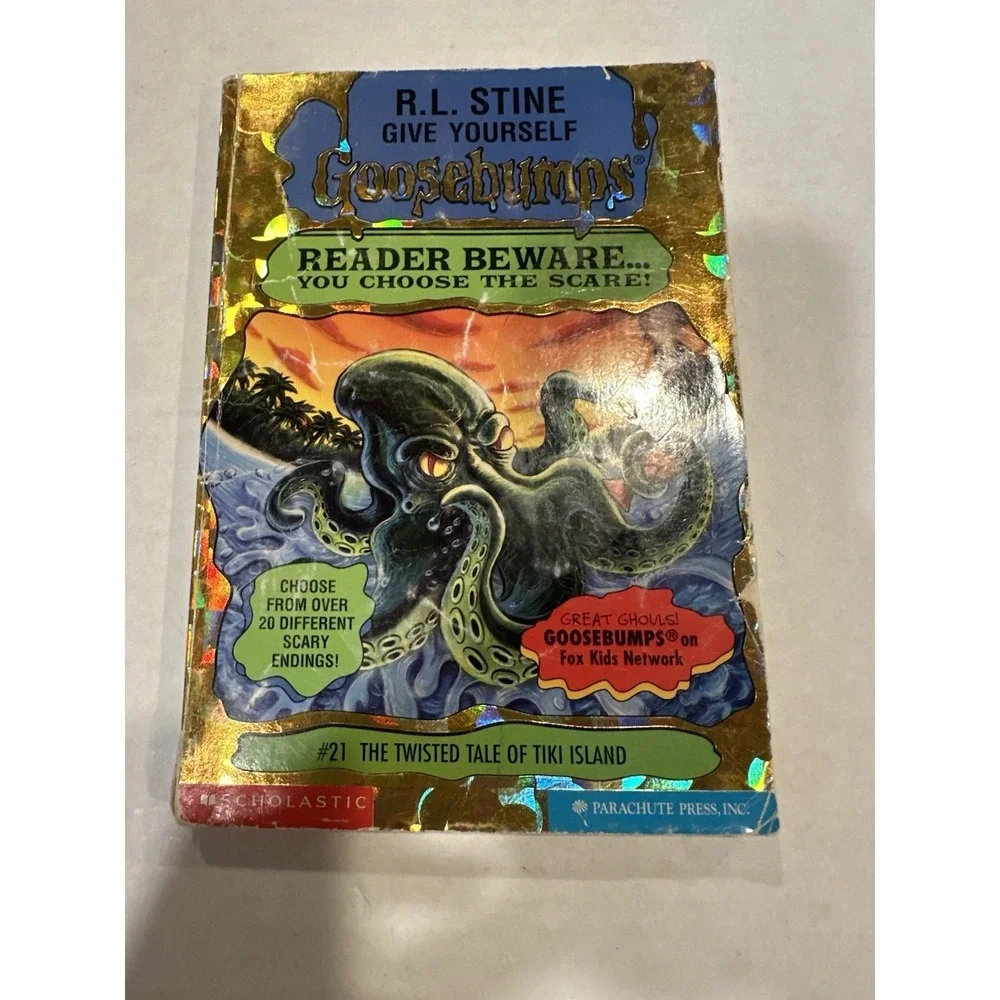 Goosebumps Readers Beware You Choose The Scare By R.L. Stine Paperback 1997